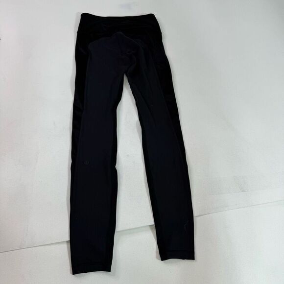 Lululemon Align leggings Womens 4 Black Two Tone Black Full Length Compression - Picture 7 of 11